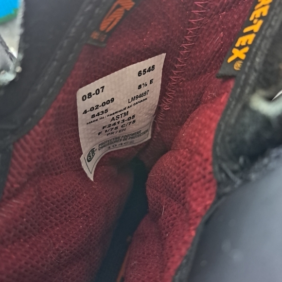 STC safety women's boots with vibram soles Made in Canada black sizs 8.5… - Picture 14 of 16